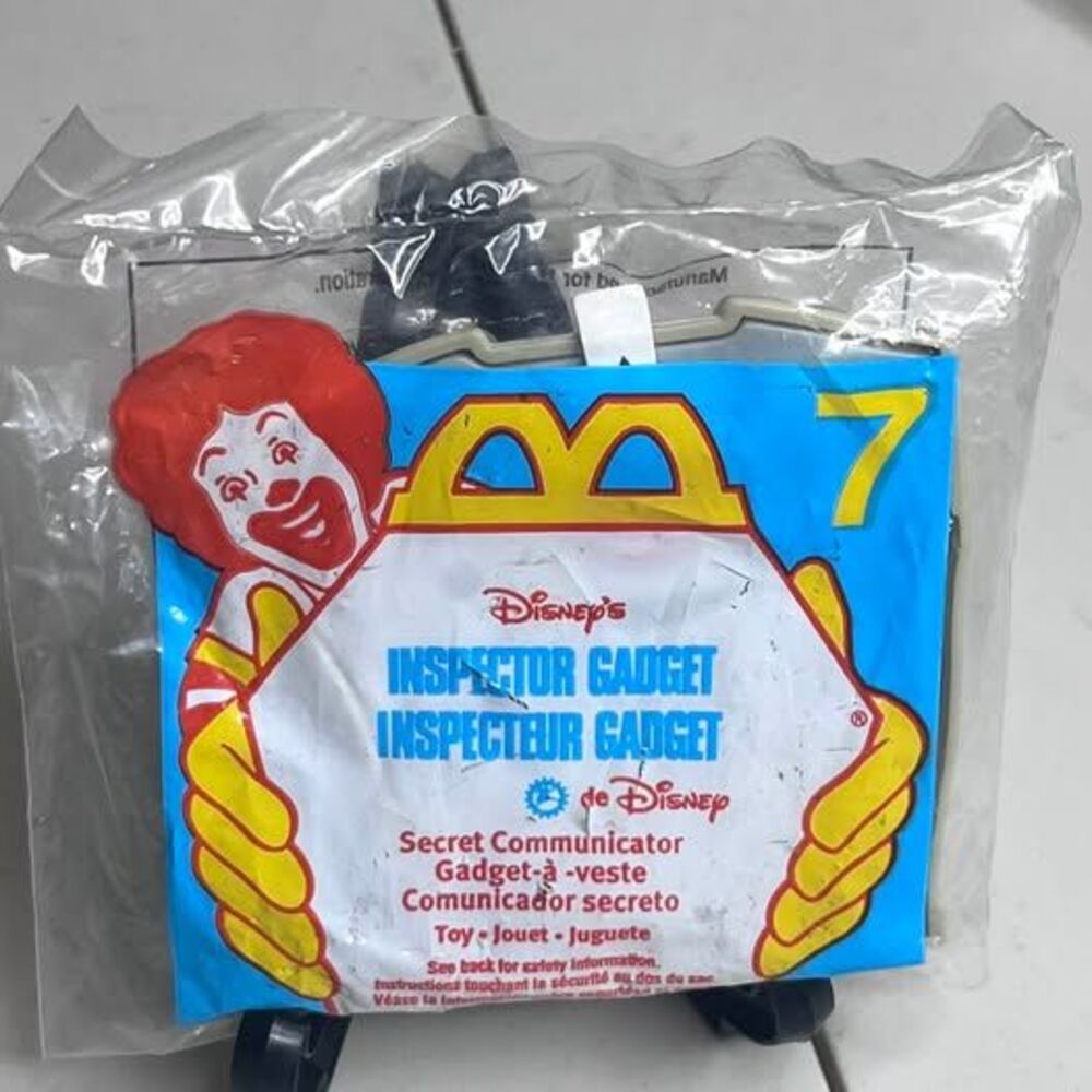 McDonald's Disney's Inspector Gadget Secret Communicator Toy #7